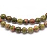 Perles en unakite 6mm