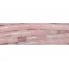 Tube Quartz rose 18x8mm X 6