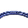 Tubes lapis lazuli 14mm bleu x6