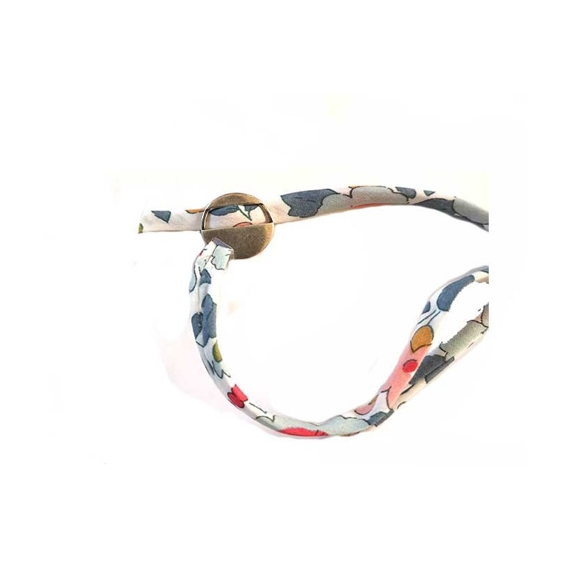 Fermoir rapide rond 18mm étain x1