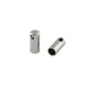 Embout cylindrique pour cordon 1.3mm acier inox X 4