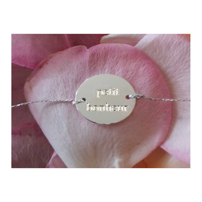 Intercalaire petit bonheur 15mm argenté x1