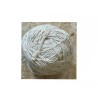 Pelote fil d'ortie blanchi pour tissage, tressage, bijoux x 1