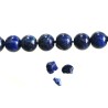 Lapis-lazuli 6mm lisse gradée AAA X 6 perles