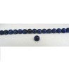 Lapis-lazuli 6mm lisse gradée AAA X 6 perles