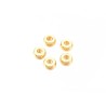 Rondelle 4x2mm inox doré X10