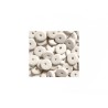 Rondelles heishi en céramique 6.5x2.3mm blanc x25
