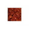 Rondelles heishi en céramique 6.5x2.3mm orange x25