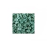 Rondelles céramique 6.5x2.3mm turquoise vert x25