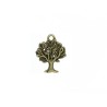 Breloque arbre de vie 22mm bronze X1
