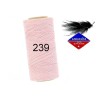 Fil ciré 0.5MM Linhasita Baby pink (239) X 5M