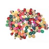 Perles en pâte polymère fruits x 25