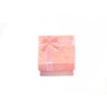 Boîte cadeau modèle bague 44x44x26mm rose X1