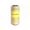 Fil de lin ciré pour bijoux micro macramé 0,7mm crème x5M