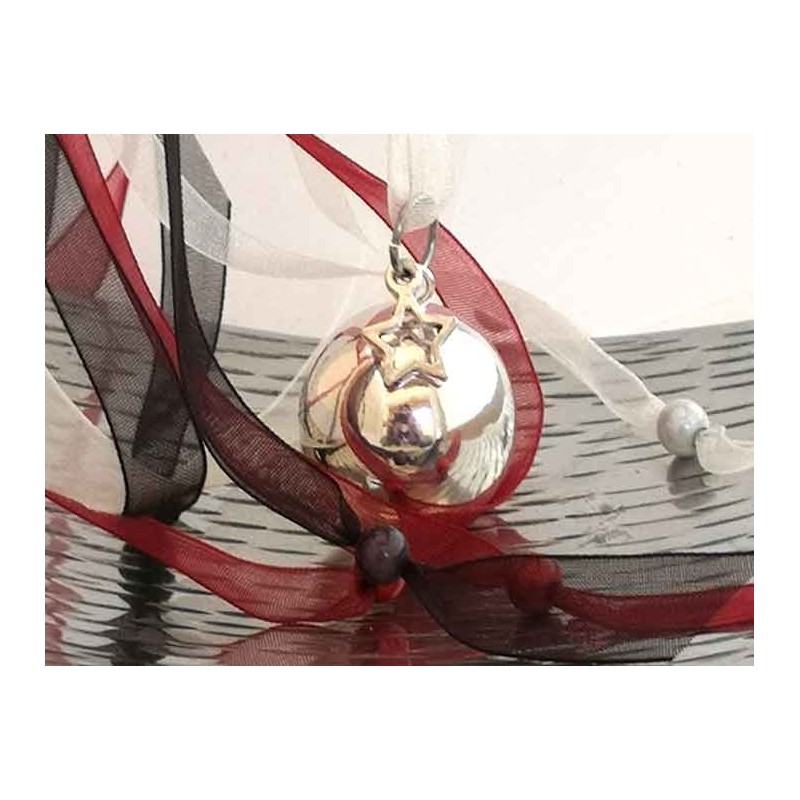 Bola de grossesse STELLA et ses rubans en organza