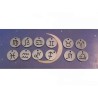 Sequin signe du zodiaque capricorne 12mm inox X1