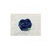 Rose pâte polymère 12x6mm Bleu x1