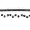 Hematite rondelle 6mm Noir x 20