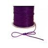Cordon ciré tressé violet 1mm X 3 Mètres