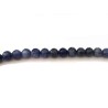 Sodalite gradée 6mm bleu x 15
