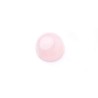 Cabochon rond 10mm en quartz rose x1
