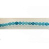 Quartz naturel 6mm teinté bleu turquoise X15