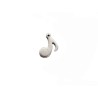 Breloque note de musique 15mm acier inoxydable