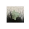 Fleur Acrylique 16X12mm vert clair X 4