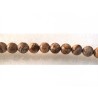 Perles gemmes jaspe paysage 10mm x 5
