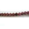 Perles Rhodonite 8mm rose