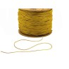 Fil nylon tressé 0,8mm vieil or x 3 Mètres