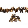 Pépites longues oeil de tigre 8-23mm x10