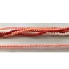 Perles en corail  3-4mm rose x20