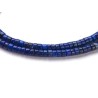 perles gemmes heishi 4.5x2mm lapis lazuli X 20