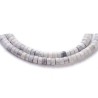 Perles heishi 4x2,5mm howlite vraie