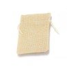 Sac toile de chanvre 180 x130MM Sable clair X1