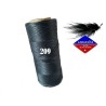 Fil ciré polyester 0,35MM Linhasita Anthracite (209)