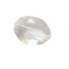 Ovale facetté 12x9mm en verre cristal x1