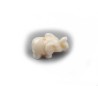 Perle éléphant 18x12mm-Résine-ivoire x1