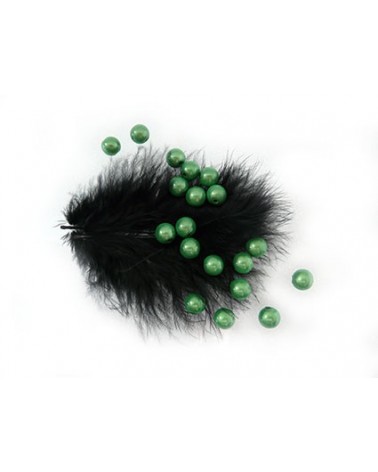 Perles magiques 6mm vert prairie par 25 ou 150