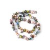 Perles d'eau douce KESHI 5-9mm  multicolores X 1 rang