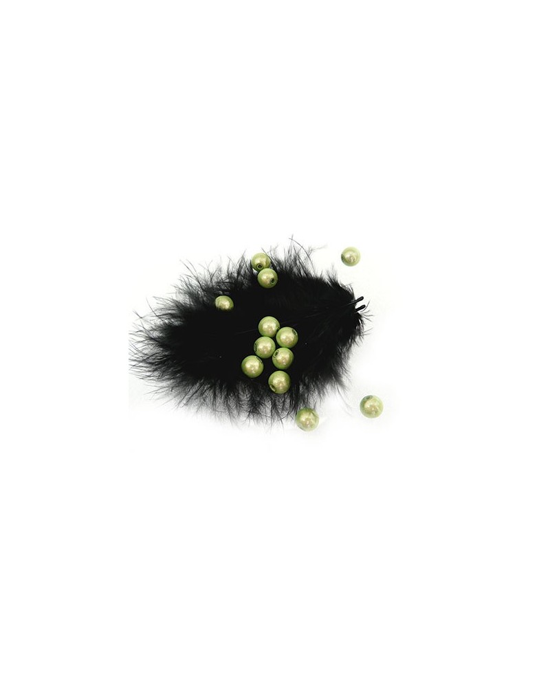 Perles magiques 6mm vert pomme/.anis par 25 ou 150
