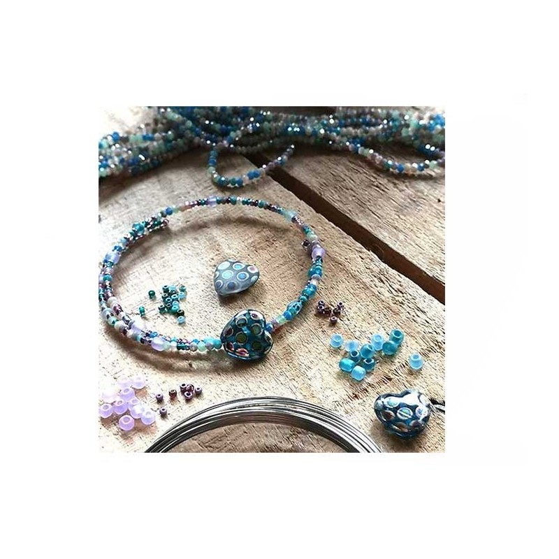 Fil mémoire pour bracelet 67 à 70mm acier X 5 tours