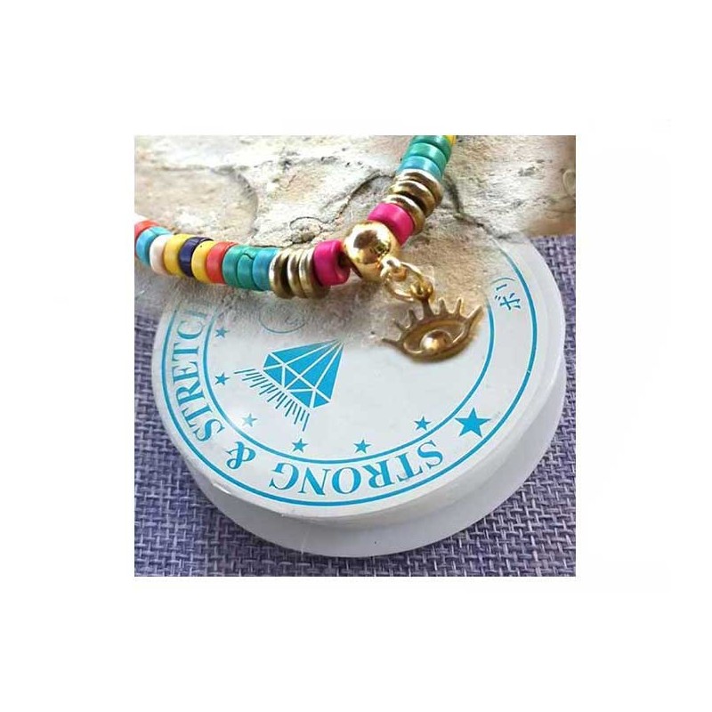 Attache pendentif 9x6mm pour cordon 2-2.6mm inox doré X 5