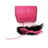 Cordon ciré pour bola de grossesse-Fuchsia-130cm