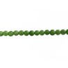 Perles en jade 6mm teinté grass green x15