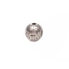 Perle décorée 9,5x9mm en acier inox 316 x1