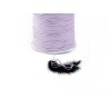 Cordon ciré tressé lilas 1mm X 3M