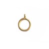 Pendentif artisanal anneau 28mm en bronze X1