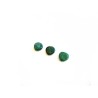 Perle goutte coeur 10mm turquoise Africaine (jaspe) x1